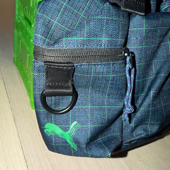 Puma Blue Checkered Backpack - Picture 2 of 6